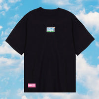 Small W black tee