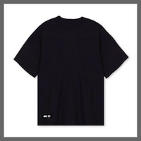 Black big crystal Tee
