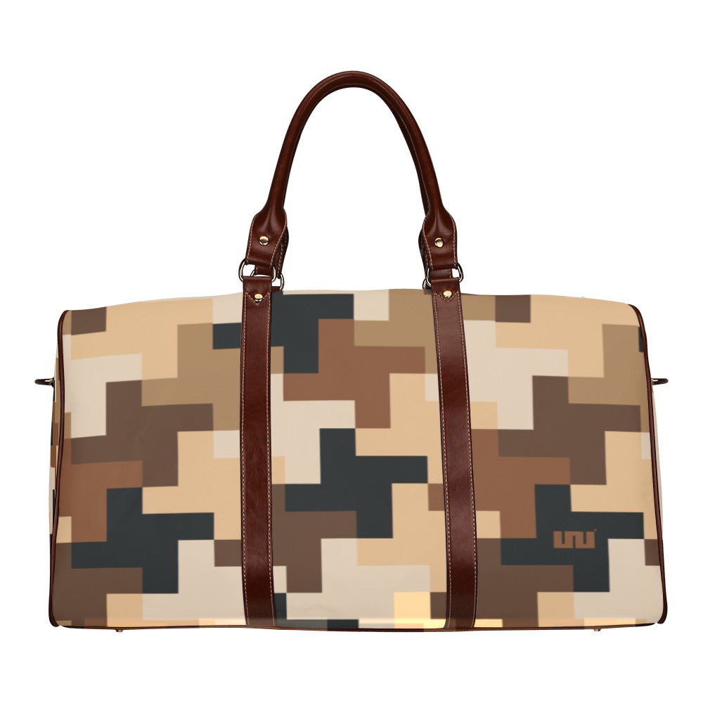 CHOCOLATE JIGSAW DUFFLE