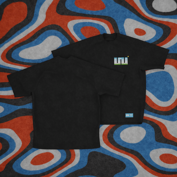 Vintage Black Meadow Tee