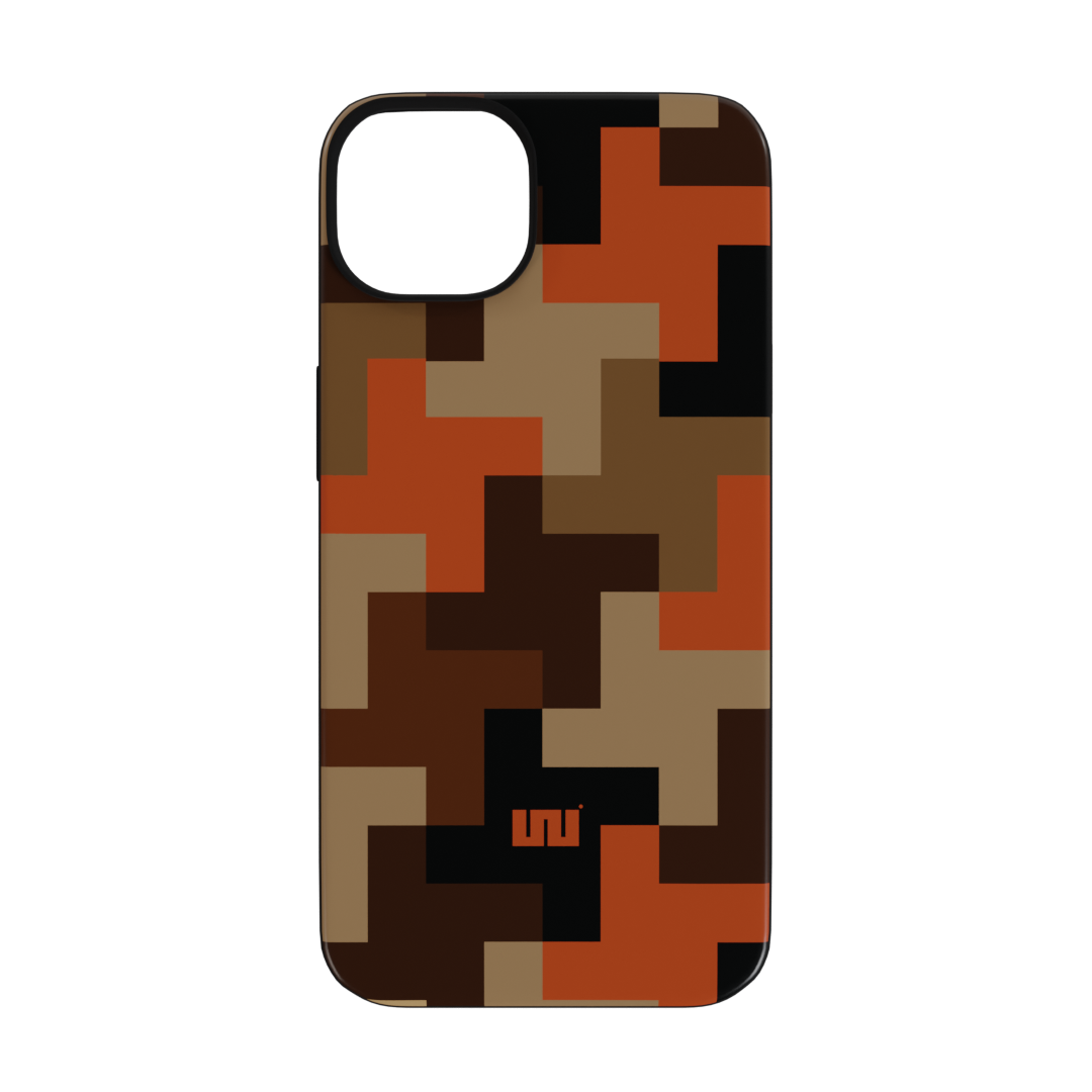 Orange Jigsaw Phone Case