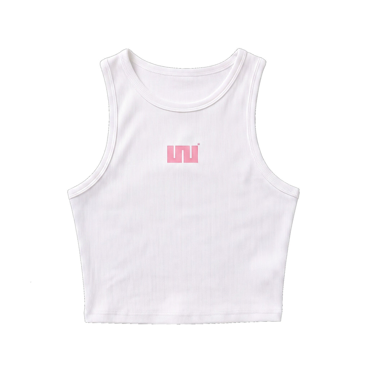 White Cropped Vest