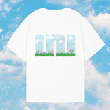 big W white tee