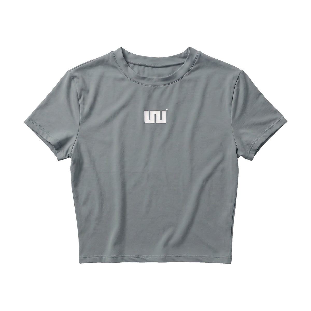 Grey Cropped Tee